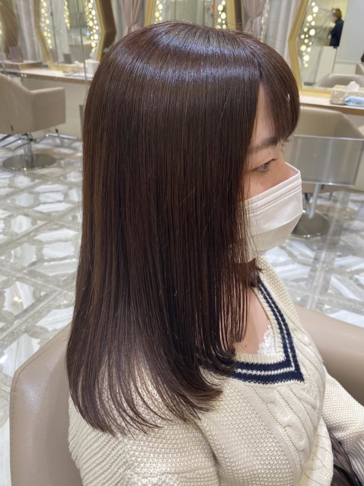 艶々髪質改善縮毛矯正 ヘアカタログ Naoki Hair Dressing 銀座店 関 華蓮 ヘアサロン 美容院 Ash オフィシャルサイト