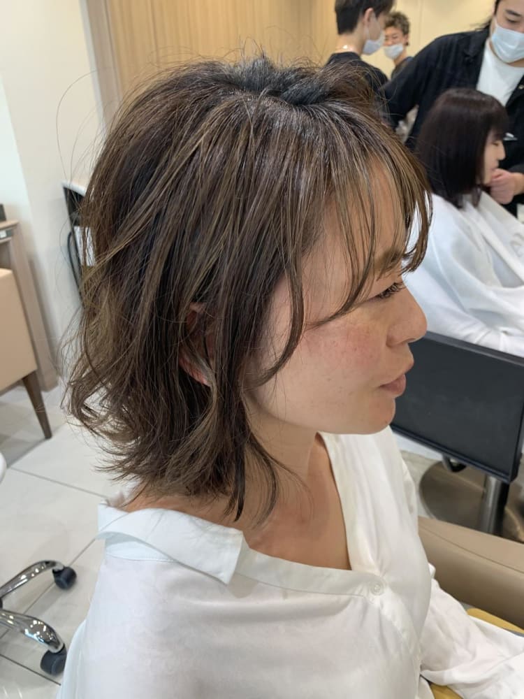 可愛いママに シースルーバング ヘアカタログ Ash 日吉店 依田 寿美子 ヘアサロン 美容院 Ash オフィシャルサイト