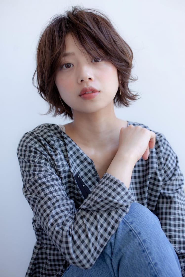 誰でもきまる 無造作小顔ショートボブ ヘアカタログ Ash 下北沢店 福島 成美 ヘアサロン 美容院 Ash オフィシャルサイト