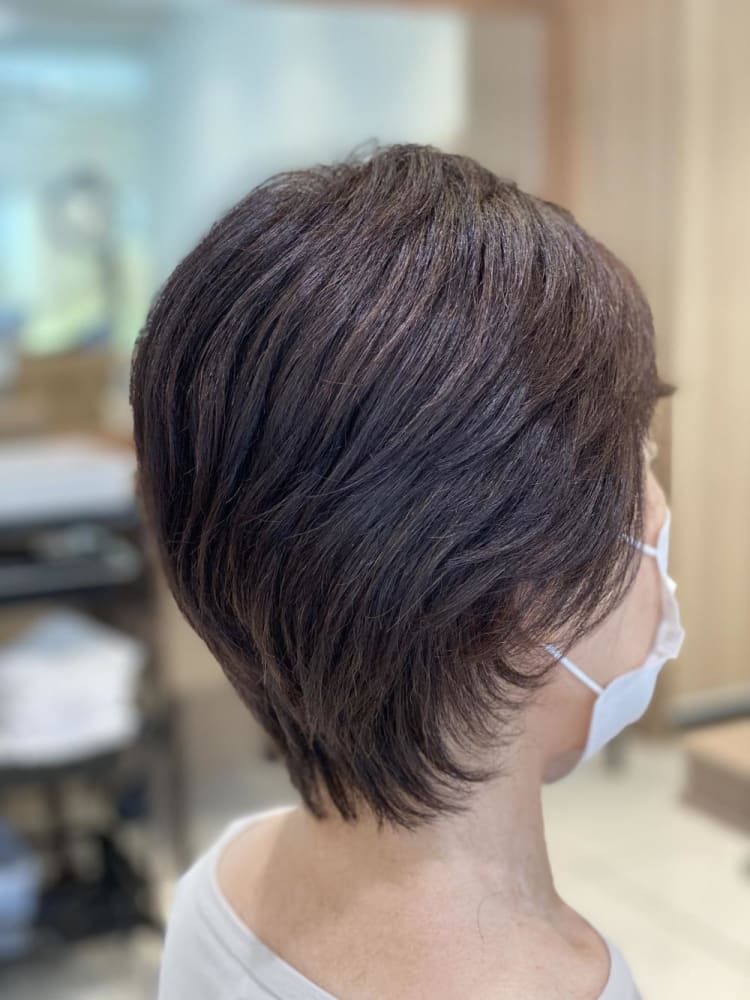 襟足長めミセスショート ヘアカタログ Ash 永福町店 宮崎 豪 ヘアサロン 美容院 Ash オフィシャルサイト