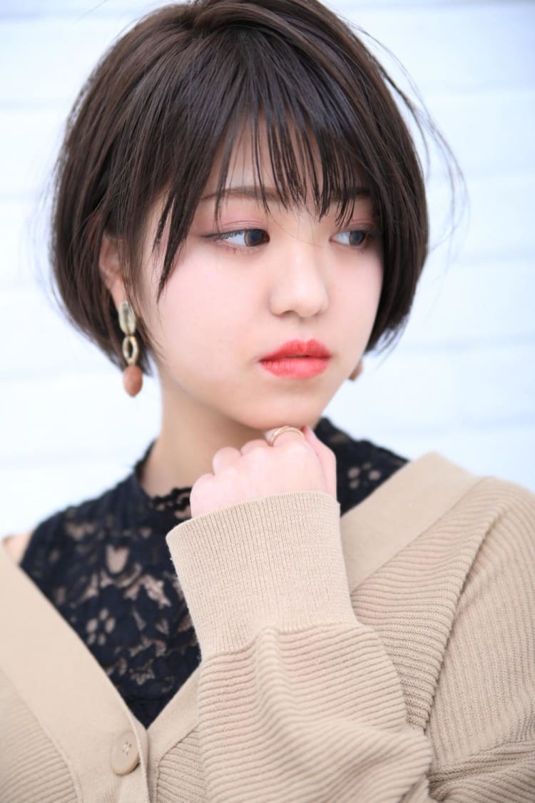 小顔ワンサイドショートボブ ヘアカタログ ヘアサロン 美容院 Ash オフィシャルサイト 小顔ワンサイドショートボブ ヘアカタログ ヘアサロン 美容院 Ash オフィシャルサイト