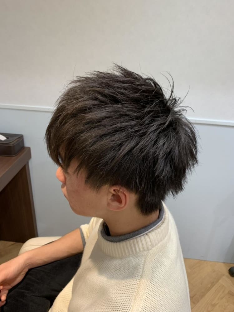 ツーブロック束感ショート ヘアカタログ ヘアサロン 美容院 Ash オフィシャルサイト