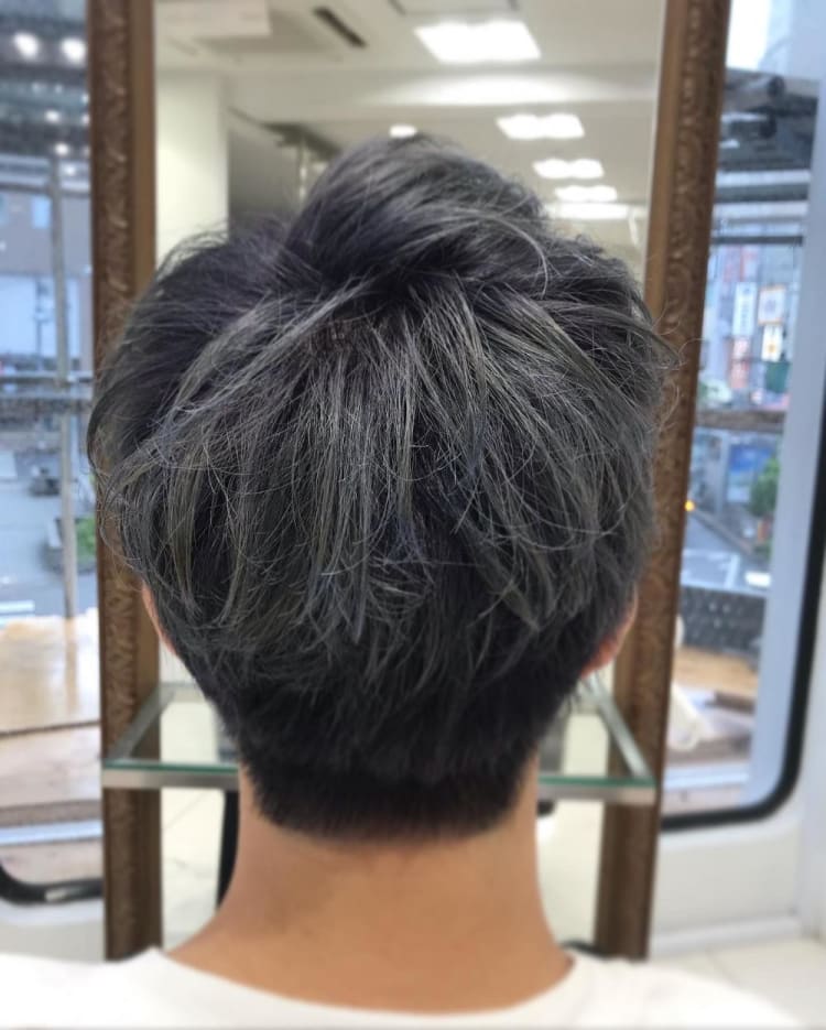メンズ マッシュ系 ハイトーン ヘアカタログ Ash 高円寺店 山口 直人 ヘアサロン 美容院 Ash オフィシャルサイト