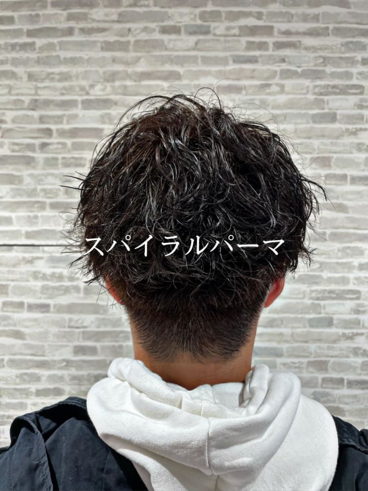 メンズ スパイラルパーマ ヘアカタログ Ash 高円寺店 山口 直人 ヘアサロン 美容院 Ash オフィシャルサイト