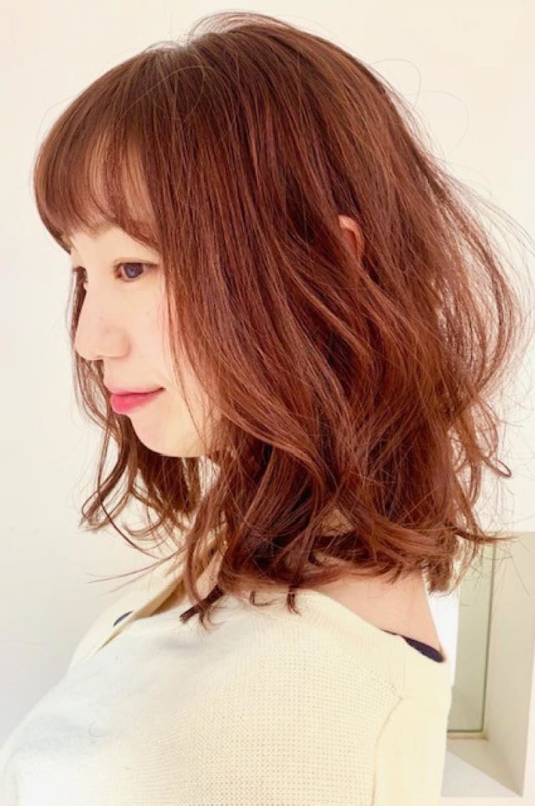 スロウカラー ピンクベージュ ヘアカタログ Ash たまプラーザ店 小林 真紀 ヘアサロン 美容院 Ash オフィシャルサイト