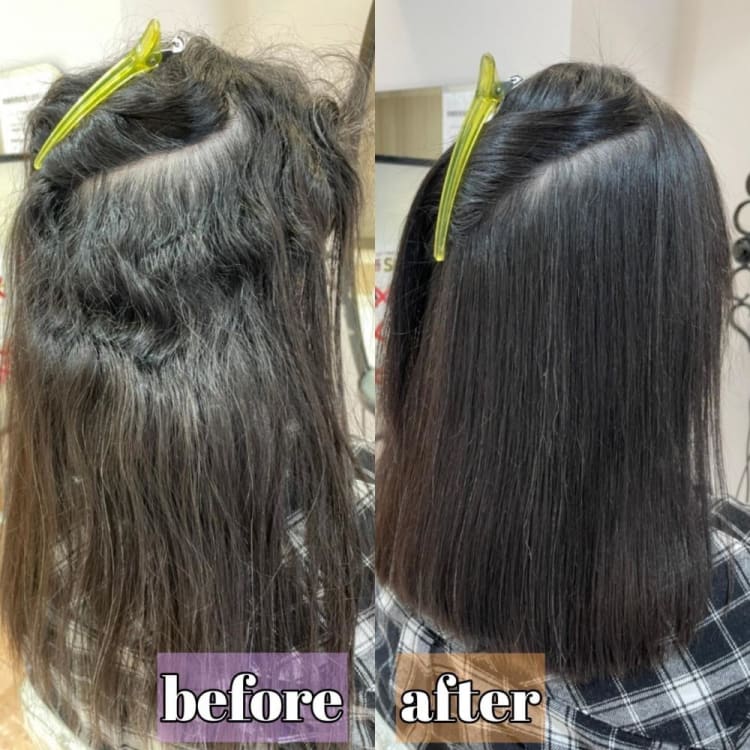縮毛矯正 頑固な癖毛も縮毛矯正でサラ艶に ヘアカタログ Ash 二俣川南口店 藤原 祥子 ヘアサロン 美容院 Ash オフィシャルサイト 縮毛矯正 頑固な癖毛も縮毛矯正でサラ艶に ヘアカタログ Ash 二俣川南口店 藤原 祥子 ヘアサロン 美容院 Ash オフィシャルサイト