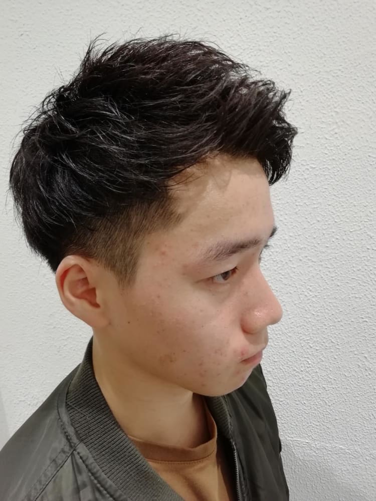 3ミリワイルドツーブロック ジェットスタイル ヘアカタログ Ash 元住吉店 木村 和人 ヘアサロン 美容院 Ash オフィシャルサイト