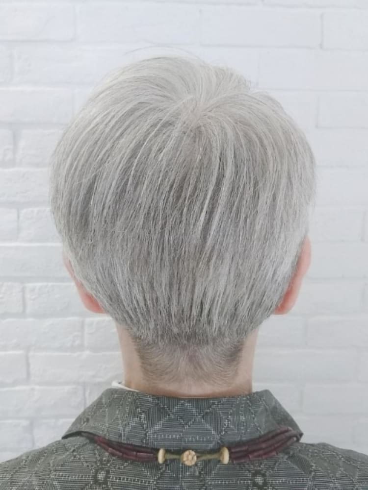 ミセスボリュームショート ヘアカタログ Ash 石神井公園店 福嶌 晋作 ヘアサロン 美容院 Ash オフィシャルサイト