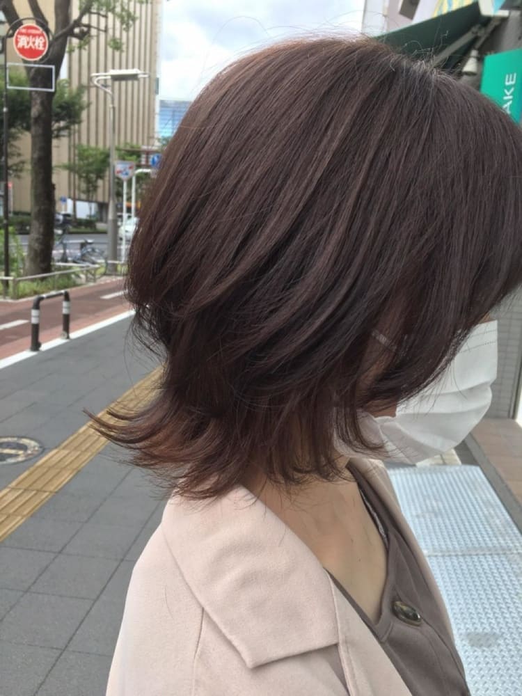 ボブウルフ ニュアンスインナー ヘアカタログ Ash 川崎店 秋田 進吾 ヘアサロン 美容院 Ash オフィシャルサイト