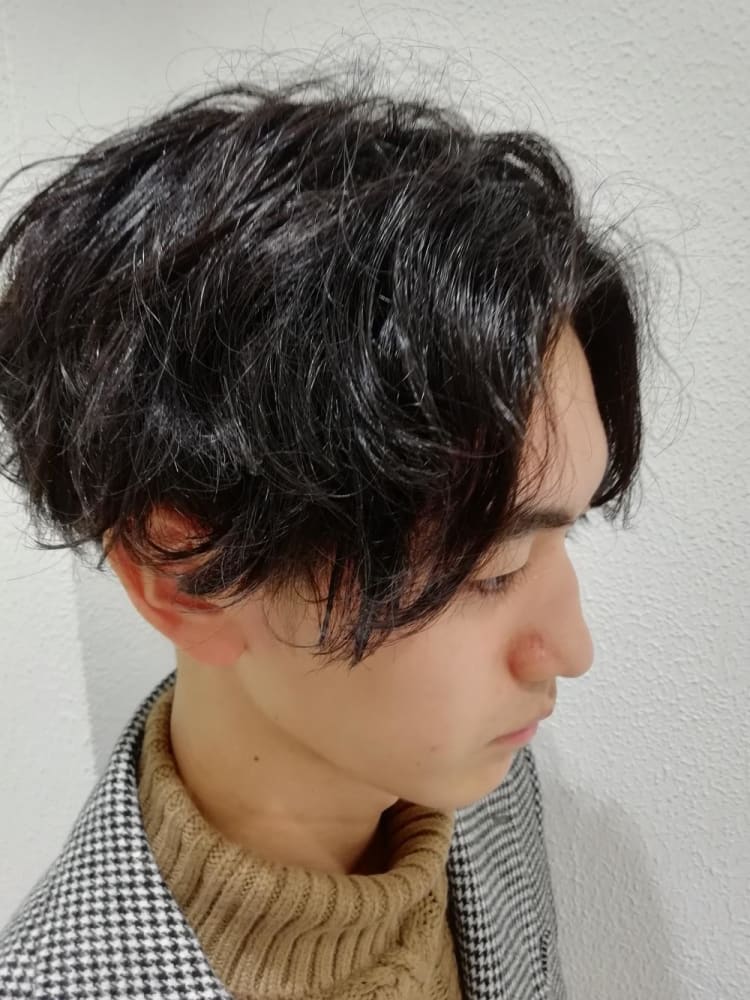 センターパート ゆるスパイラルパーマ ヘアカタログ Ash 元住吉店 木村 和人 ヘアサロン 美容院 Ash オフィシャルサイト