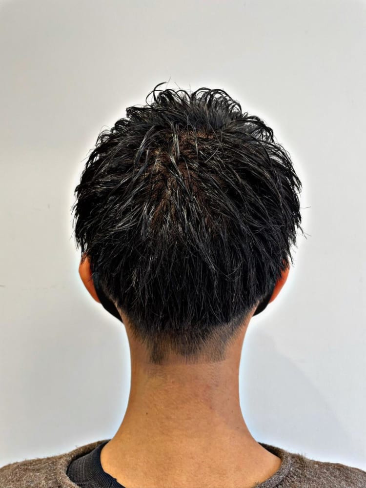 メンズ 2ブロック ショート ヘアカタログ Ash 高円寺店 山口 直人 ヘアサロン 美容院 Ash オフィシャルサイト