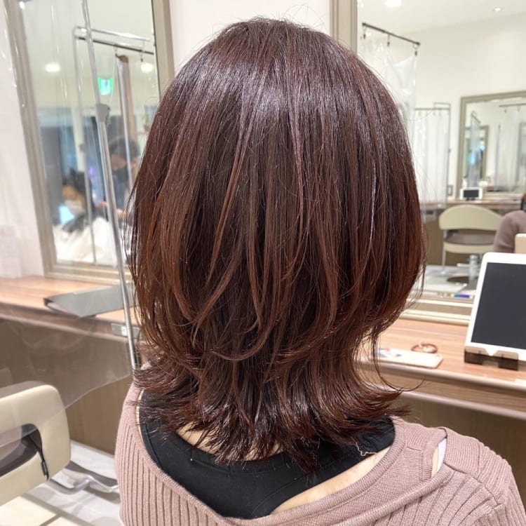 くびれミディアム ヘアカタログ Ash 元町店 林 耕陽 ヘアサロン 美容院 Ash オフィシャルサイト