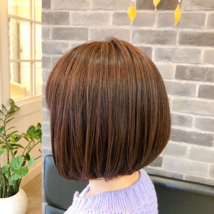 イルミナカラー コーラルでピンクベージュボブ ヘアカタログ Ash 淵野辺店 大司 治樹 ヘアサロン 美容院 Ash オフィシャルサイト