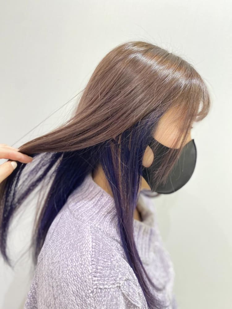 人気再び インナーカラー ブルーラベンダー ヘアカタログ Ash 豊田店 中武 優 ヘアサロン 美容院 Ash オフィシャルサイト 人気再び インナーカラー ブルーラベンダー ヘアカタログ Ash 豊田店 中武 優 ヘアサロン 美容院 Ash オフィシャルサイト