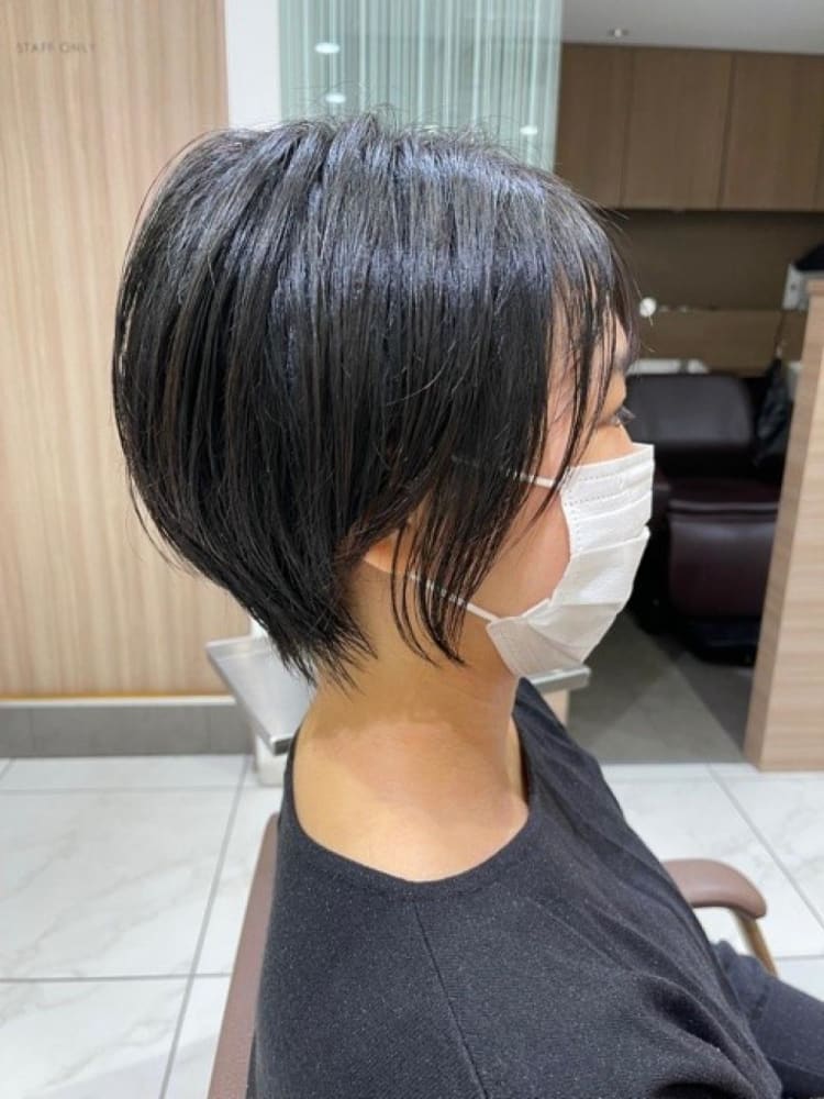 黒髪ショート ヘアカタログ Ash ひばりヶ丘店 沼尻 典祥 ヘアサロン 美容院 Ash オフィシャルサイト