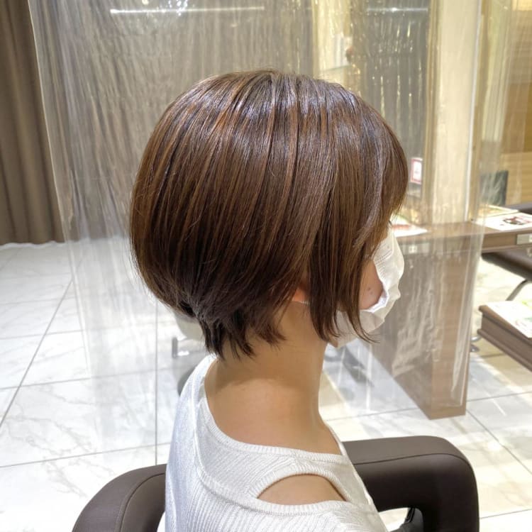 襟足にクセがあってもできるショート ヘアカタログ Ash 中山店 高梨 ひかる ヘアサロン 美容院 Ash オフィシャルサイト