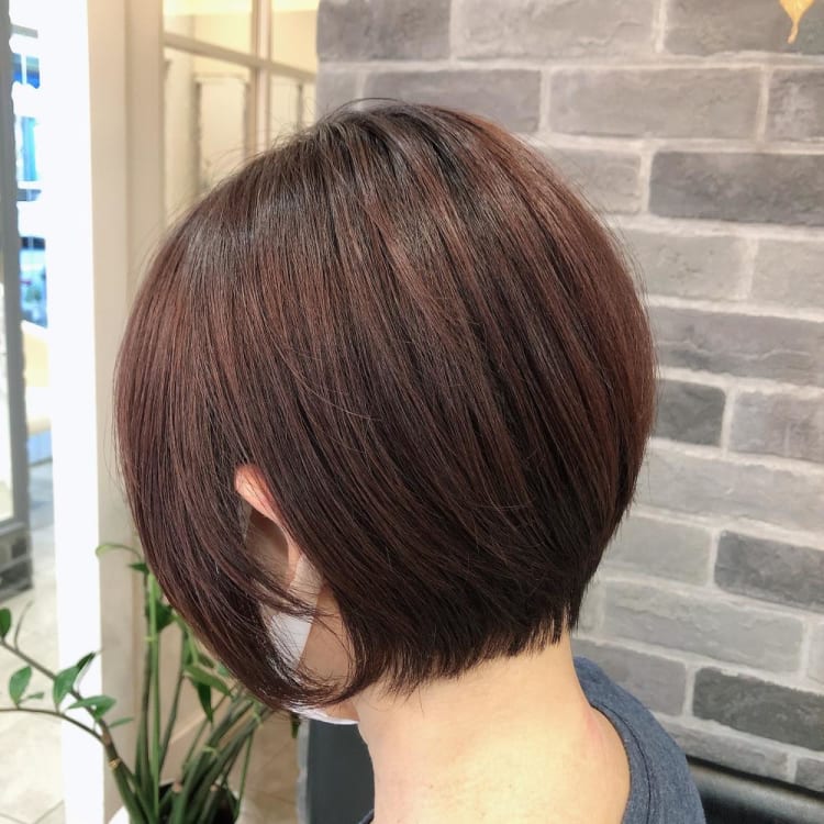 首元暑くないですか 襟足短めショートボブ ヘアカタログ Ash 淵野辺店 大司 治樹 ヘアサロン 美容院 Ash オフィシャルサイト