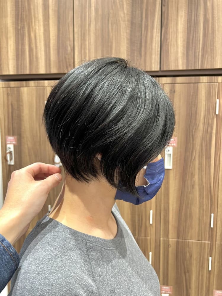 大人美人ショートボブ ヘアカタログ Ash 豊田店 高下 将一 ヘアサロン 美容院 Ash オフィシャルサイト