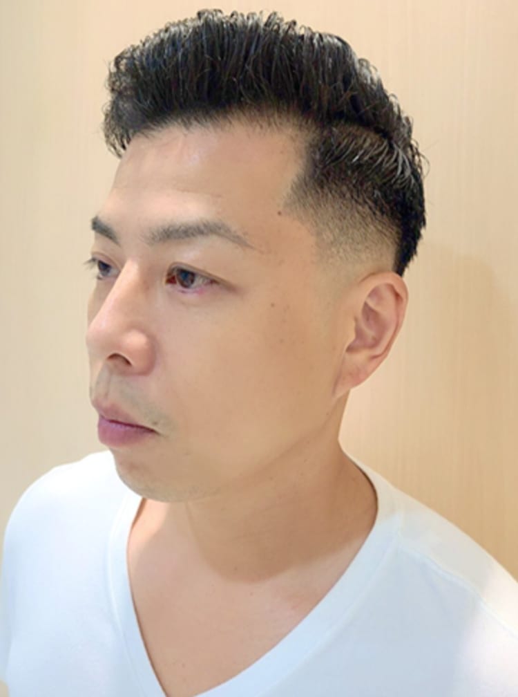 清潔感がカギ フェード ポンパドール ヘアカタログ Ash 亀戸店 豊川 耕佑 ヘアサロン 美容院 Ash オフィシャルサイト