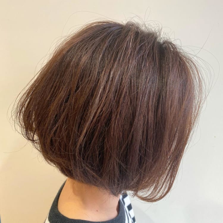 無造作ショートボブ ヘアカタログ ヘアサロン 美容院 Ash オフィシャルサイト