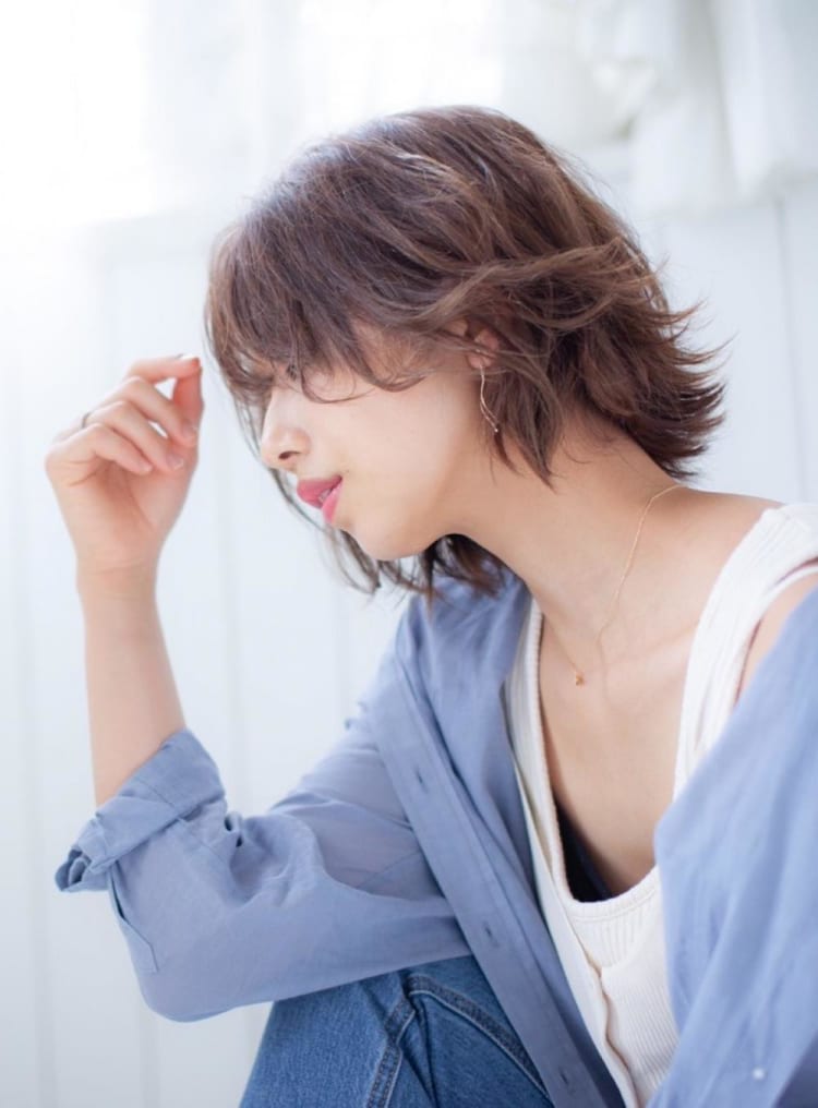 外はねボブ×ふんわりミディボブ｜ヘアカタログ Ash 目白店 Ash 目白店｜ヘアサロン・美容院｜Ash オフィシャルサイト