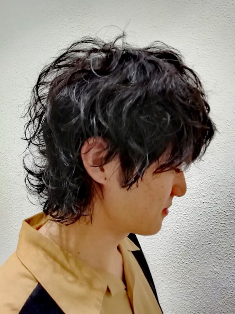 マッシュウルフ パーマ ヘアカタログ Ash 元住吉店 木村 和人