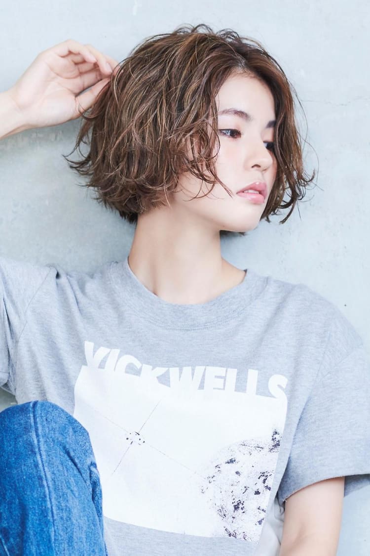 ナチュラルソバージュ ヘアカタログ Ash 国立店 Ash 国立店 ヘアサロン 美容院 Ash オフィシャルサイト