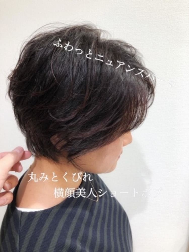 横顔美人のエアリーショート ヘアカタログ Ash ひばりヶ丘店 沼尻 典祥 ヘアサロン 美容院 Ash オフィシャルサイト