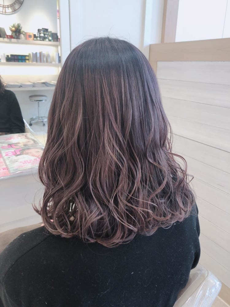 色落ちがクリーミーなラベンダーベージュ ヘアカタログ Ash 自由が丘店 遠藤 まりえ ヘアサロン 美容院 Ash オフィシャルサイト