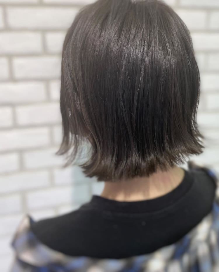 マチルダ風外ハネボブ ヘアカタログ Ash 十日市場店 渋谷 絵美 ヘアサロン 美容院 Ash オフィシャルサイト
