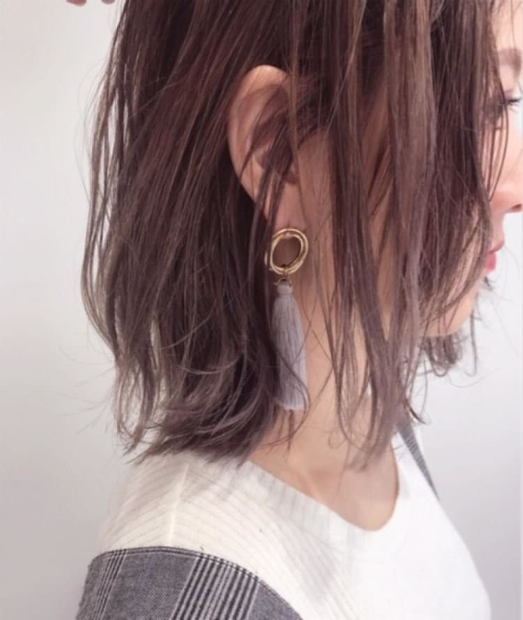 ハイライトグラデーション イルミナカラー ラベンダーアッシュ ヘアカタログ Ash 高円寺店 星野 玲奈 ヘアサロン 美容院 Ash オフィシャルサイト