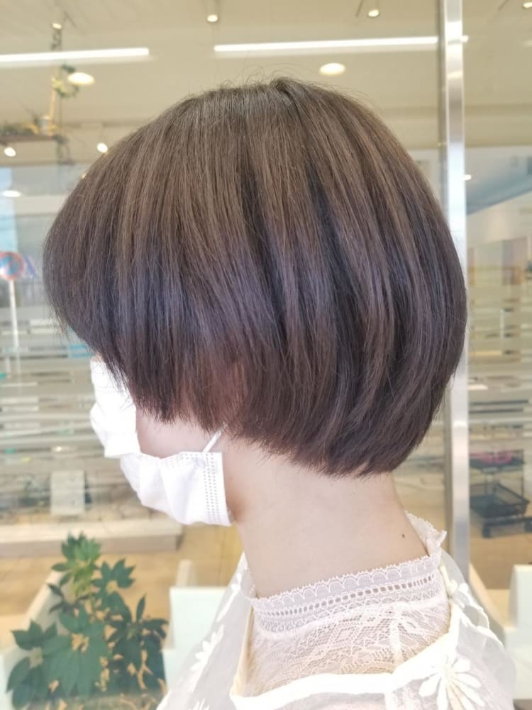 マッシュショートボブ ヘアカタログ Ash 瀬谷店 山内 佐江子 ヘアサロン 美容院 Ash オフィシャルサイト