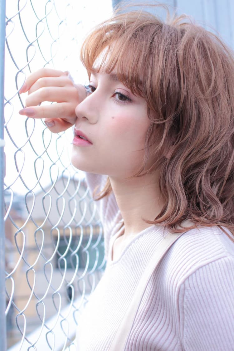 柔らかウルフカール ヘアカタログ ash 二子玉川店 亀山 直紀 ヘアサロン 美容院 ash オフィシャルサイト