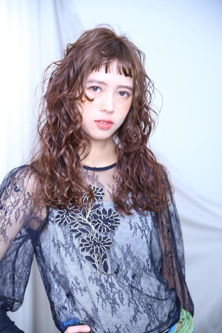 ゆるなみロングレイヤージュ ヘアカタログ Ash 中野店 関本 純一