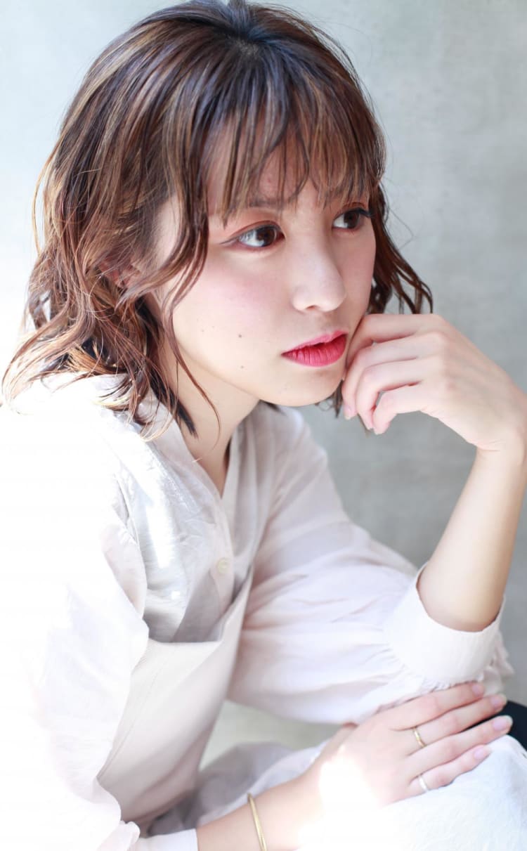 ミディボブ ヘアカタログ Ash 下北沢店 中上 彩花 ヘアサロン 美容院 Ash オフィシャルサイト ミディボブ ヘアカタログ Ash 下北沢店 中上 彩花 ヘアサロン 美容院 Ash オフィシャルサイト