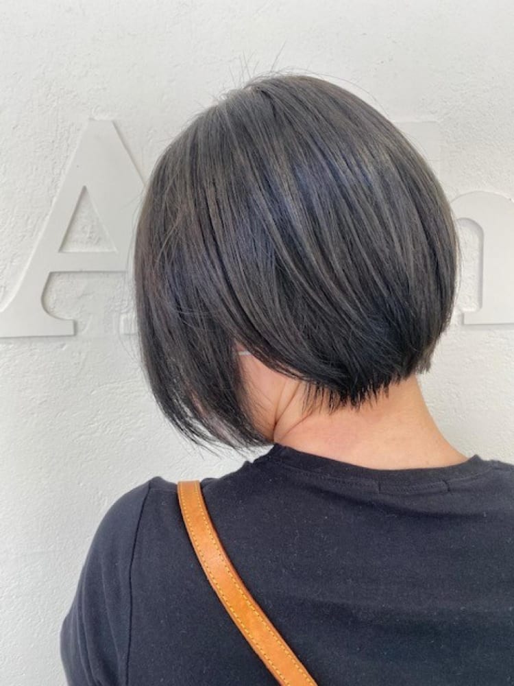 ブリーチなしでグレージュボブ ヘアカタログ Ash 武蔵境店 木村 陽亮 ヘアサロン 美容院 Ash オフィシャルサイト