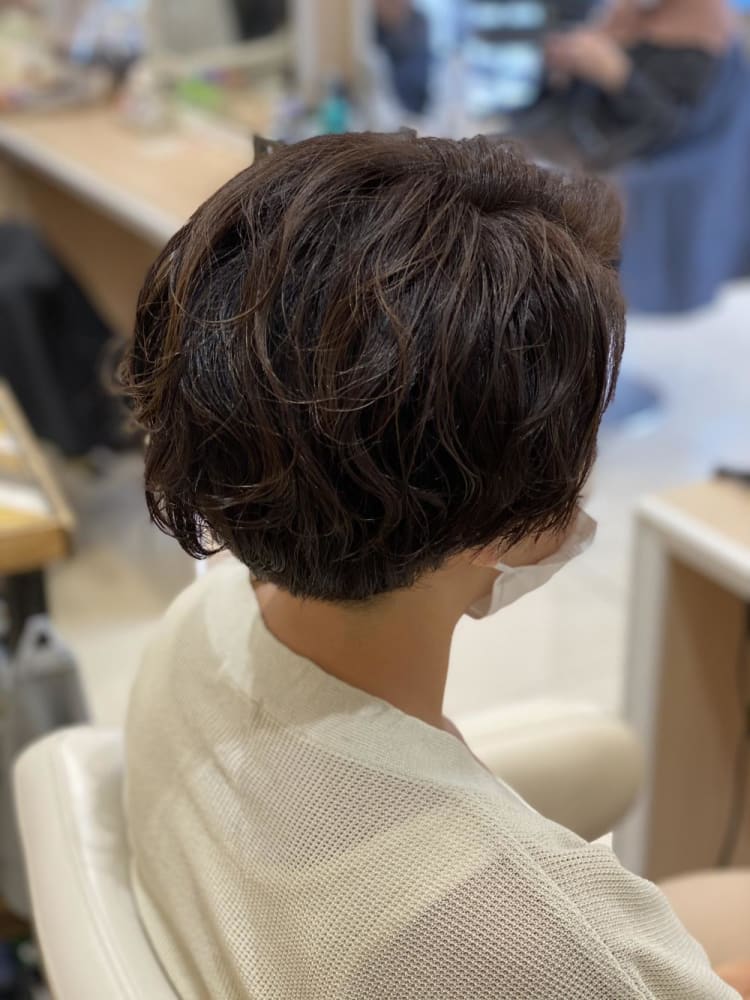 ショートボブパーマ ヘアカタログ Ash 町田駅前通り店 清水 重人 ヘアサロン 美容院 Ash オフィシャルサイト