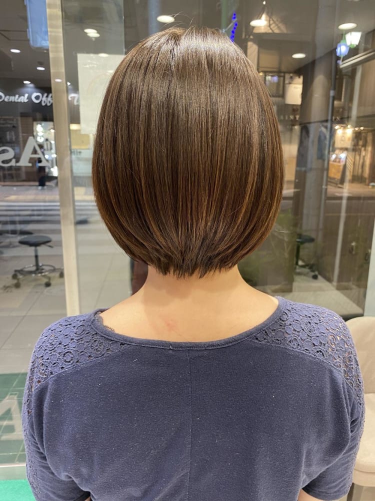 大人可愛いショートボブ ヘアカタログ Ash 等々力店 寺内 紳悟 ヘアサロン 美容院 Ash オフィシャルサイト