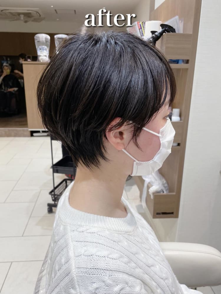 小顔になれる ミニショート ヘアカタログ Ash 大泉学園店 宮川 公透 ヘアサロン 美容院 Ash オフィシャルサイト