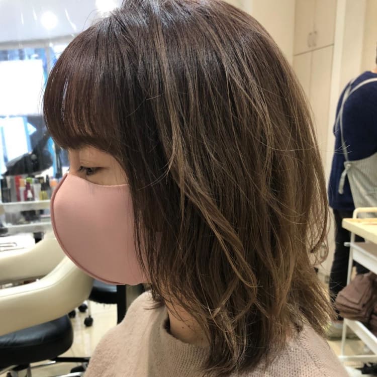 ロブ レイヤー ヘアカタログ Ash 日吉店 加治佐 恵子 ヘアサロン 美容院 Ash オフィシャルサイト