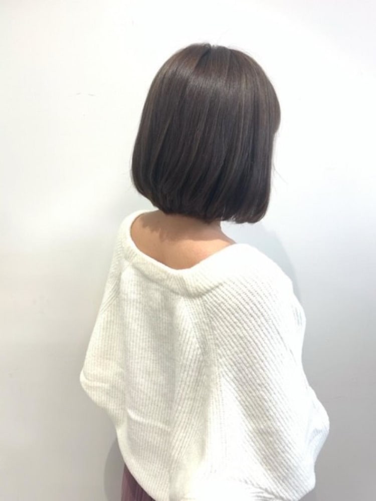 ショートボブ アッシュブラウン ヘアカタログ Ash 高円寺店 星野 玲奈 ヘアサロン 美容院 Ash オフィシャルサイト