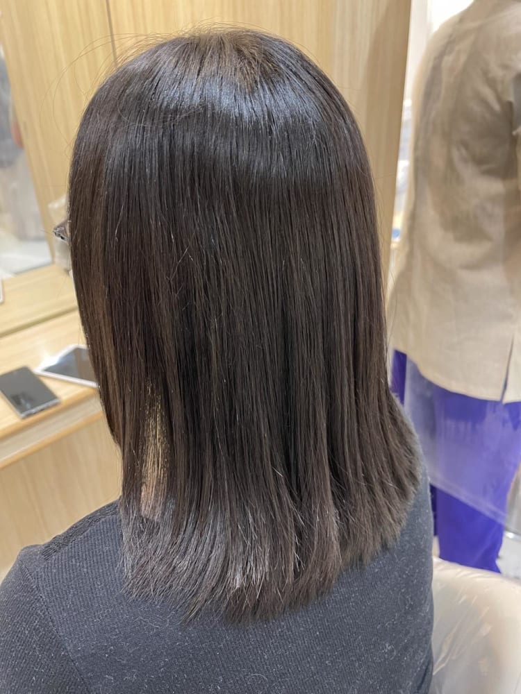 ミディアムストレート ヘアカタログ Ash 成瀬店 後藤田 雅人 ヘアサロン 美容院 Ash オフィシャルサイト