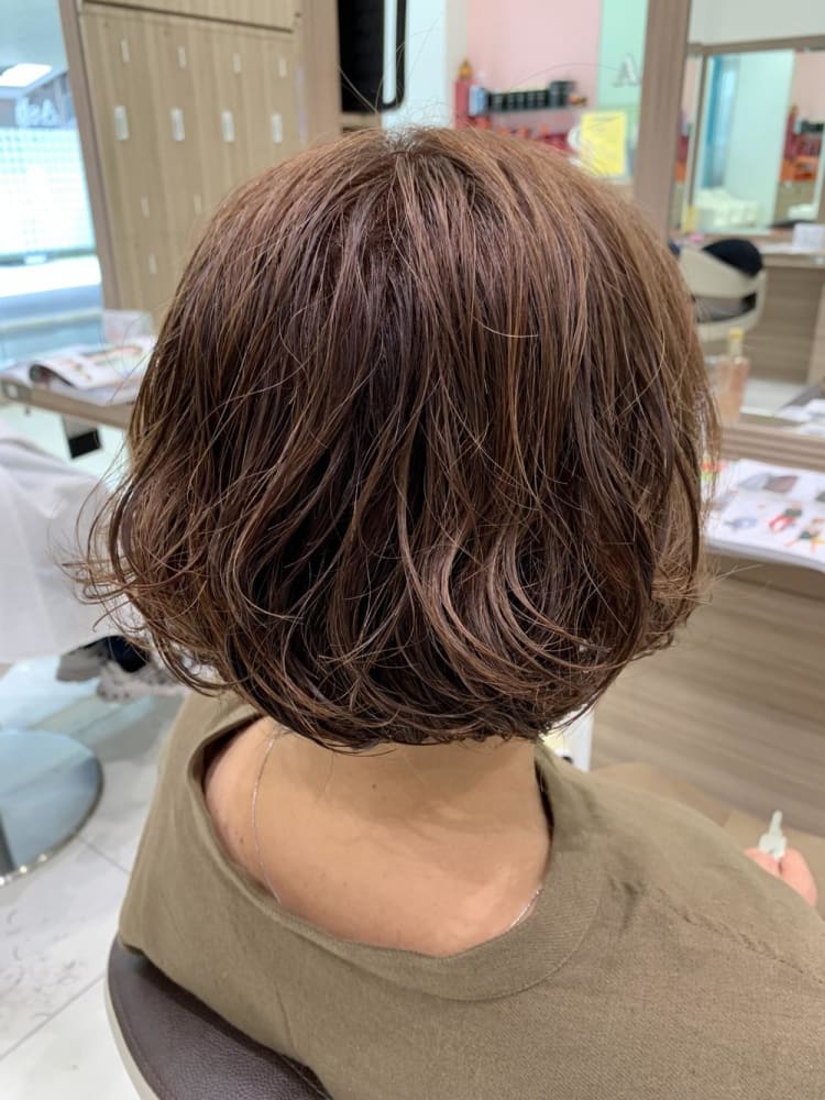 ボブパーマ ヘアカタログ Ash 立川店 奈良崎 和弘 ヘアサロン 美容院 Ash オフィシャルサイト