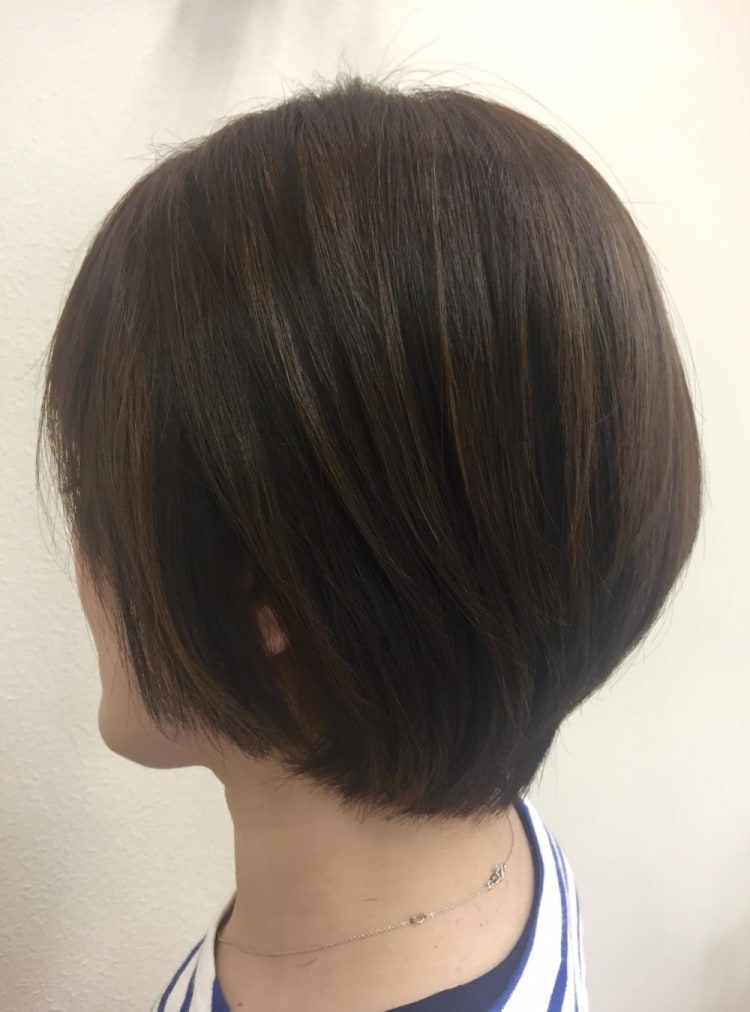 ハイライト ショートボブ ヘアカタログ Ash 横浜西口店 平沢 真司 ヘアサロン 美容院 Ash オフィシャルサイト