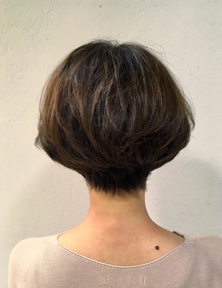 大人向け 奥行き感バツグン 媚びない色気のセクシュアリィーボブ ヘアカタログ Ash 武蔵境店 久田 憲 ヘアサロン 美容院 Ash オフィシャルサイト