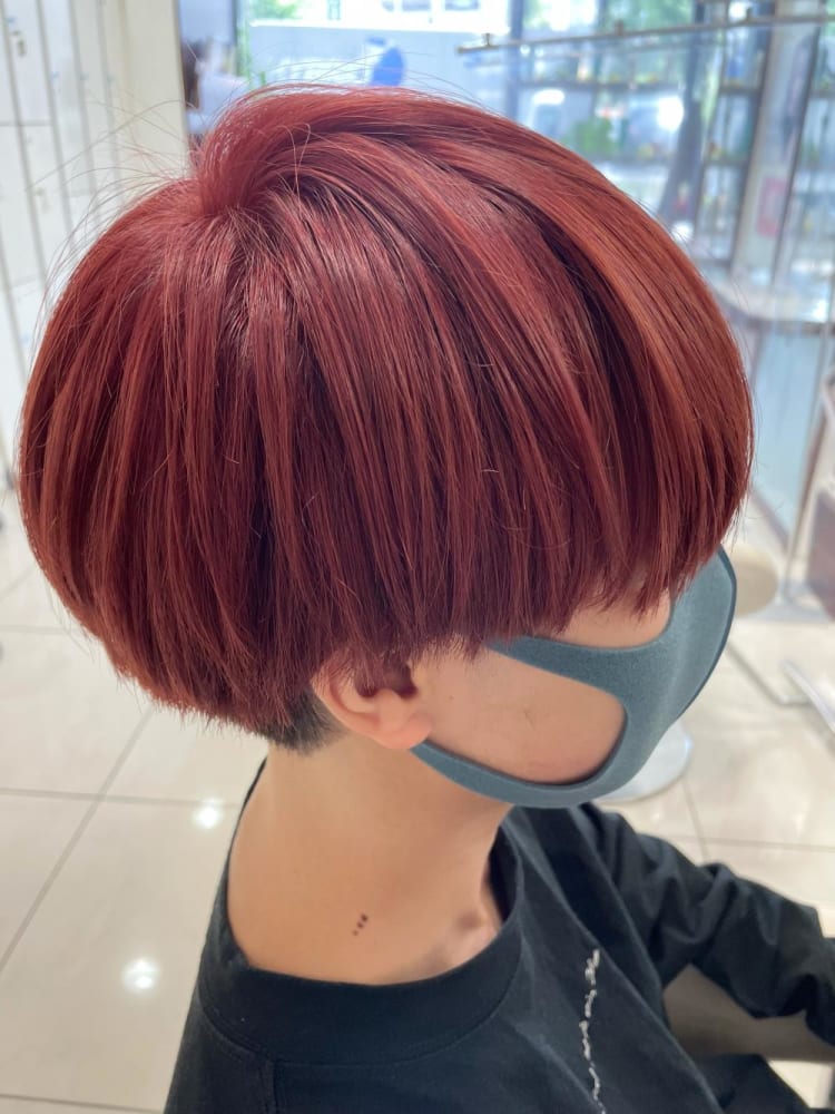 ブリーチオンカラー 韓国風マッシュ ヘアカタログ Ash 藤が丘店 髙辻 美咲 ヘアサロン 美容院 Ash オフィシャルサイト