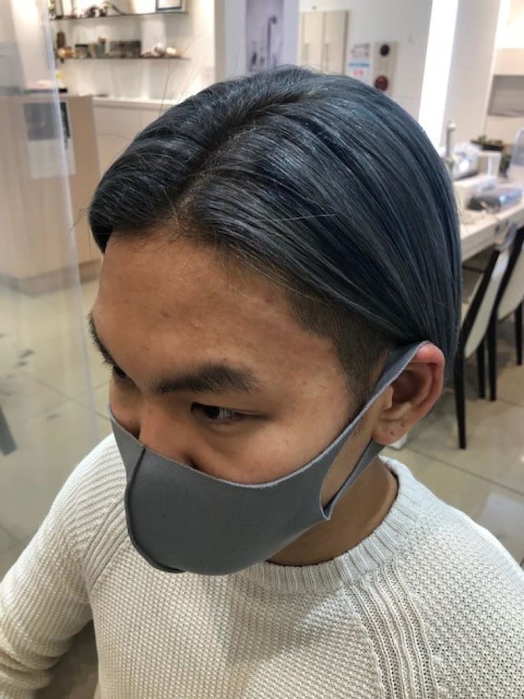 シルバー ブルーメッシュ ヘアカタログ Ash 瀬谷店 佐藤 哲也 ヘアサロン 美容院 Ash オフィシャルサイト シルバー ブルーメッシュ ヘアカタログ Ash 瀬谷店 佐藤 哲也 ヘアサロン 美容院 Ash オフィシャルサイト