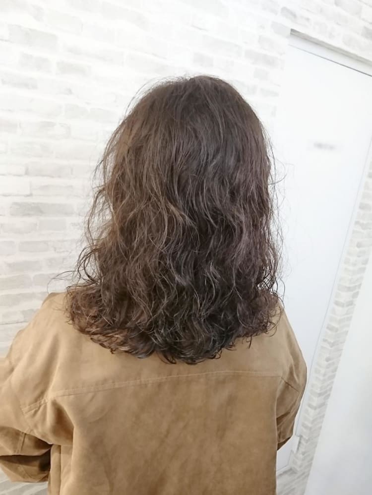 ママさんにもオススメ らくらくラフウエーブパーマ ヘアカタログ Ash 高円寺店 岡田 千英里 ヘアサロン 美容院 Ash オフィシャルサイト