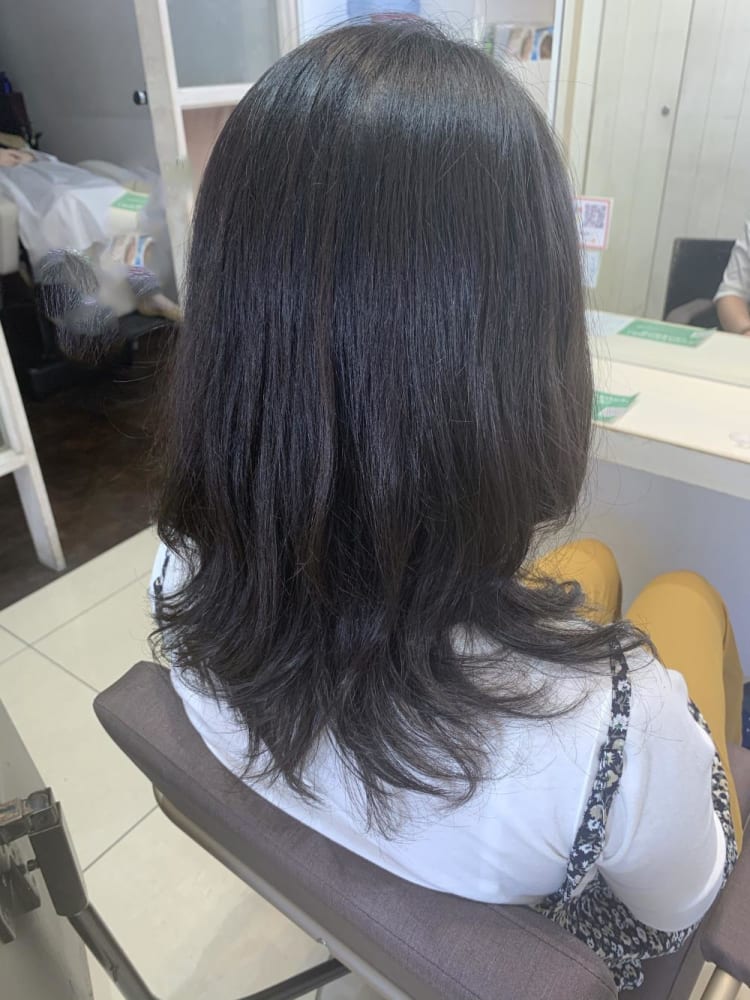 ナチュラルなゆるふわパーマスタイル ヘアカタログ Ash 八幡山店 亀田