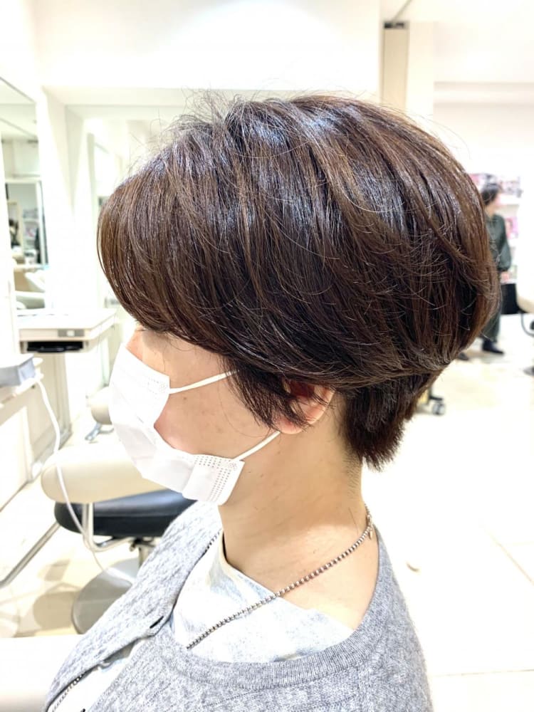 ナチュラルショートパーマ ヘアカタログ Ash 日吉店 堀井 猛史 ヘアサロン 美容院 Ash オフィシャルサイト